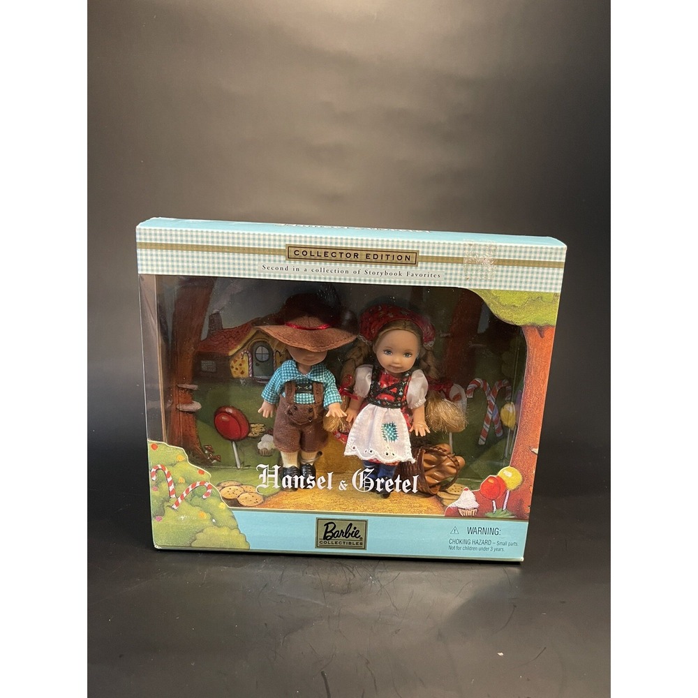 2000 Mattel Barbie TOMMY & KELLY AS HANSEL & GRETEL Storybook Series #2 28535